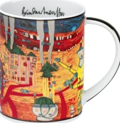 Ars mundi Keramik & Gläser<4 Becher »Magic Mugs 2021« im Set nach Hundertwasser