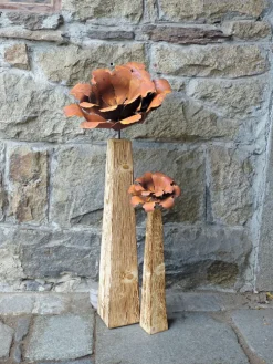 Ars mundi Gartendekoration|Garten<2 Gartenstelen »Kamelienblüte« im Set