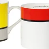Ars mundi Keramik & Gläser<2 Kaffeebecher mit Künstlermotiven von Mondrian