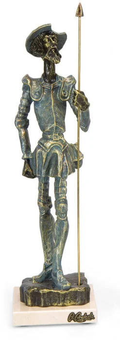 Ars mundi Alle Skulpturen<Angeles Anglada: Skulpturenset »Don Quijote und Sancho Panza en Burro«