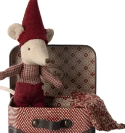 Kinder Maileg Nikolausgeschenke|Kuscheltiere & Puppen<Baby-Weihnachtsmaus im Koffer