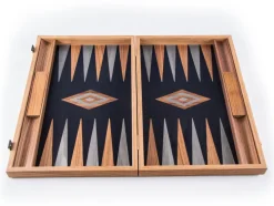 Kinder MANOPOULOS Spiele & Puzzle|Spiele Für Erwachsene<Backgammon, Schwarzeiche mit Walnussintarsien