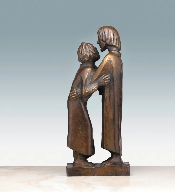 Ars mundi Bronze<Barlach, Ernst: »Das Wiedersehen«