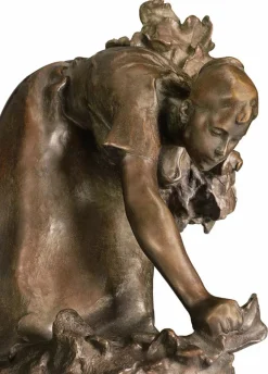 Ars mundi Alle Skulpturen|Bronze<Barlach, Ernst: Skulptur »Die Krautpflückerin«