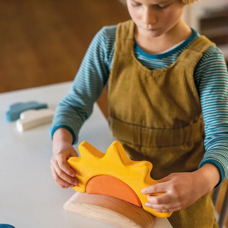 Kinder GRIMM’S Holzspielzeug<Bauspiel »Das Wetter«