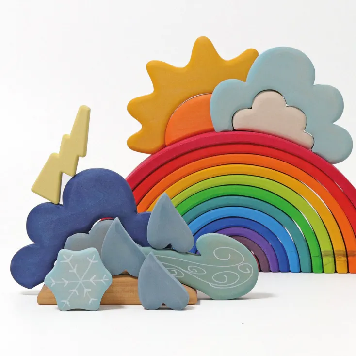 Kinder GRIMM’S Holzspielzeug<Bauspiel »Das Wetter«