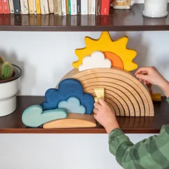 Kinder GRIMM’S Holzspielzeug<Bauspiel »Das Wetter«