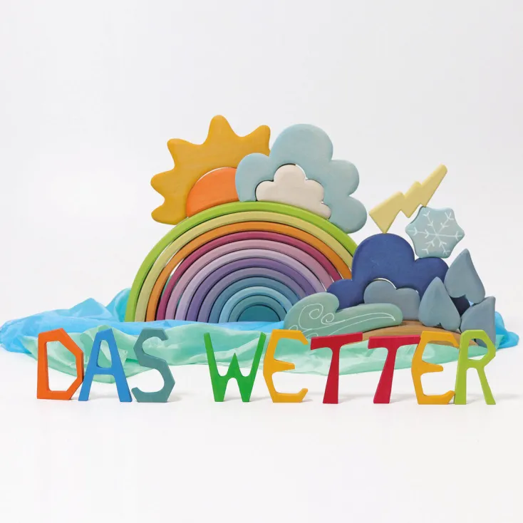 Kinder GRIMM’S Holzspielzeug<Bauspiel »Das Wetter«