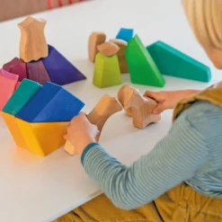 Kinder GRIMM’S Holzspielzeug<Bauspiel »Regenbogenlöwe«