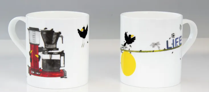 Ars mundi Keramik & Gläser<Becher »Work Life Balance« im Set