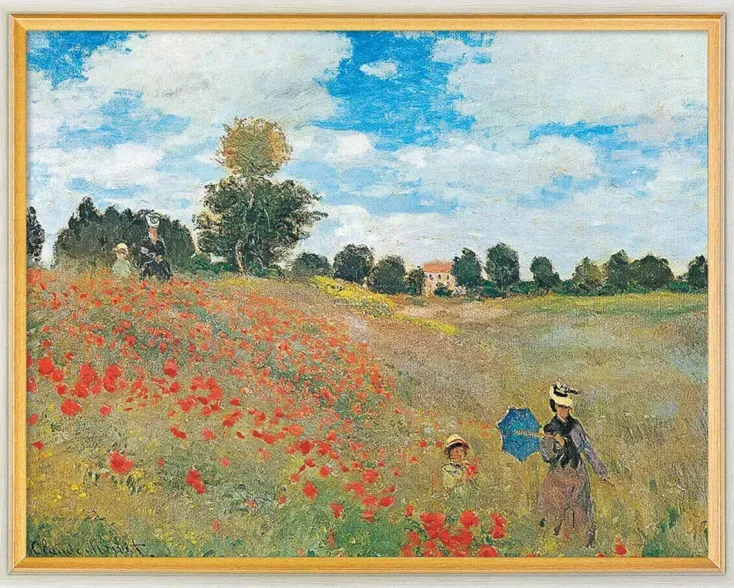 Ars mundi Alle Werke<Bild »Mohnfeld bei Argenteuil«, gerahmt