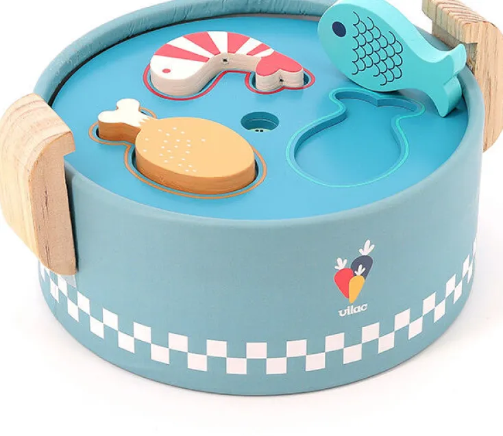 Kinder VILAC Nikolausgeschenke|Holzspielzeug<Bunter Spielkochtopf