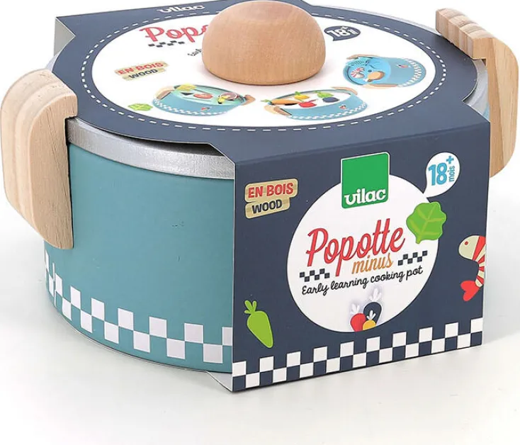 Kinder VILAC Nikolausgeschenke|Holzspielzeug<Bunter Spielkochtopf