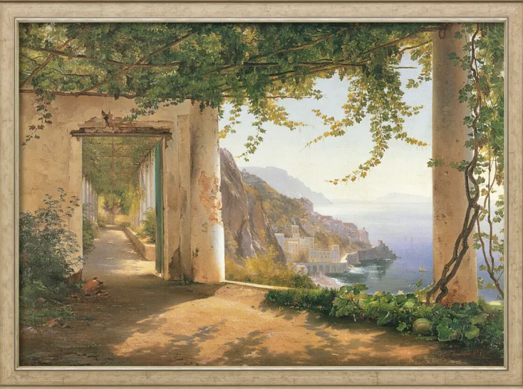 Ars mundi Alle Werke<Carl Frederic Aagaard: Bild »View to the Amalfi Coast«