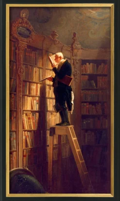 Ars mundi Alle Werke<Carl Spitzweg: Bild »Der Bücherwurm« (um 1850)