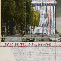 Christo Alle Werke<: Arc de Triomphe IV, Project for Paris