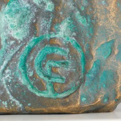 Ars mundi Alle Skulpturen|Bronze<Christoph Fischer: Skulptur »Der Gedanke« (2023), Version Bronze grün 