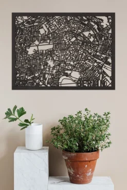City Shapes Wandbilder & Wanddekoration<Citymap »Berlin« aus Holz