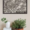 City Shapes Wandbilder & Wanddekoration<Citymap »München« aus Holz