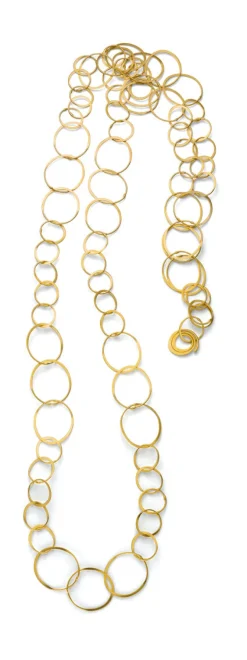 Antje Liebscher Goldschmiedeschmuck<Collier »Goldring« aus vergoldetem Silber