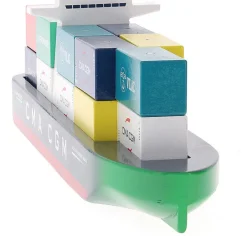 Kinder VILAC Holzspielzeug<Container Schiff