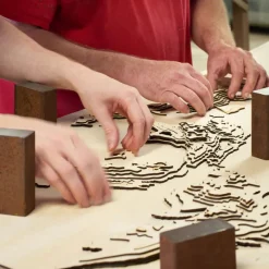 CUTTING BROTHERS Wandbilder & Wanddekoration<3-D Holzkarte »London«