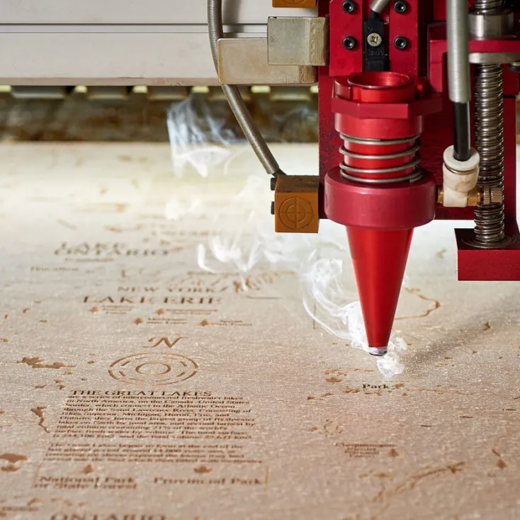 CUTTING BROTHERS Wandbilder & Wanddekoration<3-D Holzkarte »Sylt«