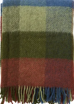 Klippan Yllefabrik Decken & Kissen<Decke »Gotland Multi«