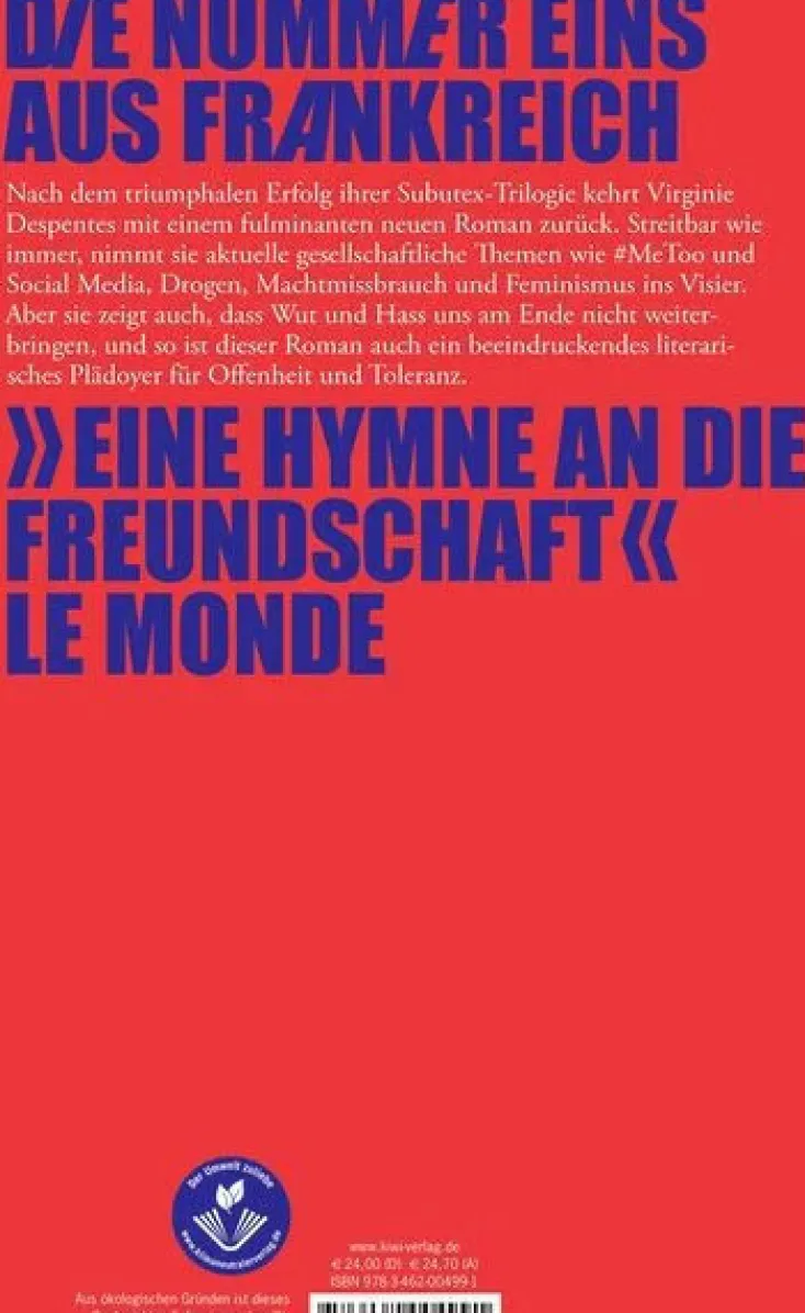 ZEIT Buchhandlung Romane<Despentes, Virginie: Liebes Arschloch