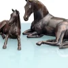 Ars mundi Alle Skulpturen|Bronze<Diekemper, Annette: 2 Skulpturen »Araber-Stute mit Fohlen« im Set
