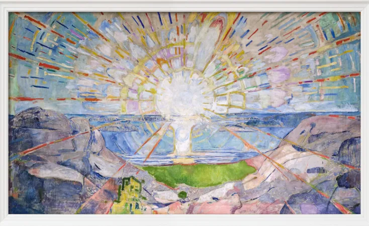 Ars mundi Alle Werke<Edvard Munch: Bild »Die Sonne«