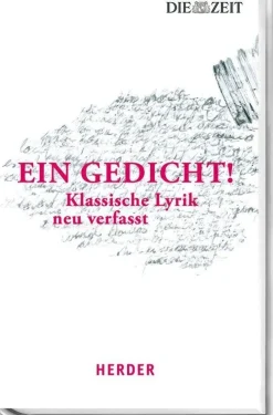 DIE ZEIT Geschenkbücher<Ein Gedicht!