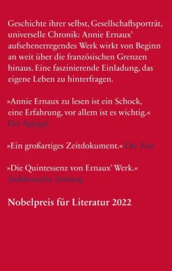 ZEIT Buchhandlung Romane<Ernaux, A: Jahre