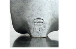 Ars mundi Alle Skulpturen|Bronze<Evert den Hartog: ​ Skulptur »Sneeuwuil - Schneeeule«, Bronze grau