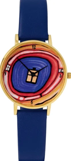 Ars mundi Künstleruhren<Friedensreich Hundertwasser: Künstler-Armbanduhr »Zeitfinder Seelenbaum«