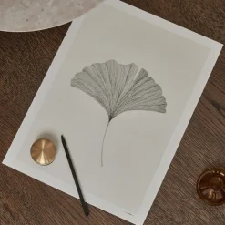 The Poster Club Wandbilder & Wanddekoration<Frois, Ana: »Ginkgo Leaf«, mit Rahmung