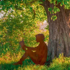 Ars mundi Gartendekoration|Alle Skulpturen<Gartenfigur Silhouette »Lesender«