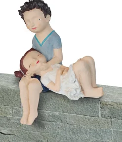 Ars mundi Alle Skulpturen|Garten<Gartenskulptur »Kantenhocker-Paar Emma und Paul«