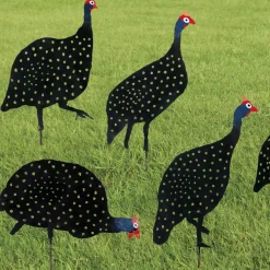 Ars mundi Gartendekoration<Gartenstecker / Silhouetten »Perlhühner«, 5er-Set