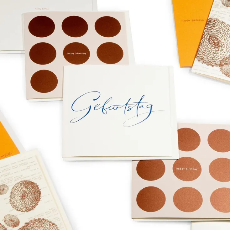 Bethge Concept Schreibwaren & Accessoires|Papier & Karten<Geburtstagskarten-Set »Zum Geburtstag«, 10-teilig