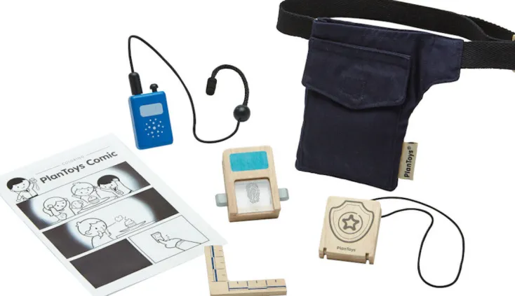 Kinder Plan Toys Holzspielzeug<Geheimagenten Set