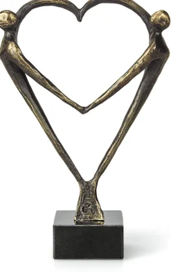 Ars mundi Kunstbronze & Stahl|Motivation & Liebe<Gerard: Skulptur »Mit Herz«