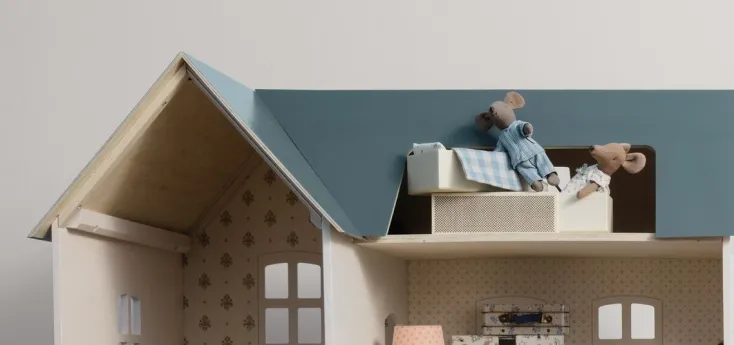 Kinder Maileg Kuscheltiere & Puppen<»Große Schwester Maus« in Streichholzschachtel