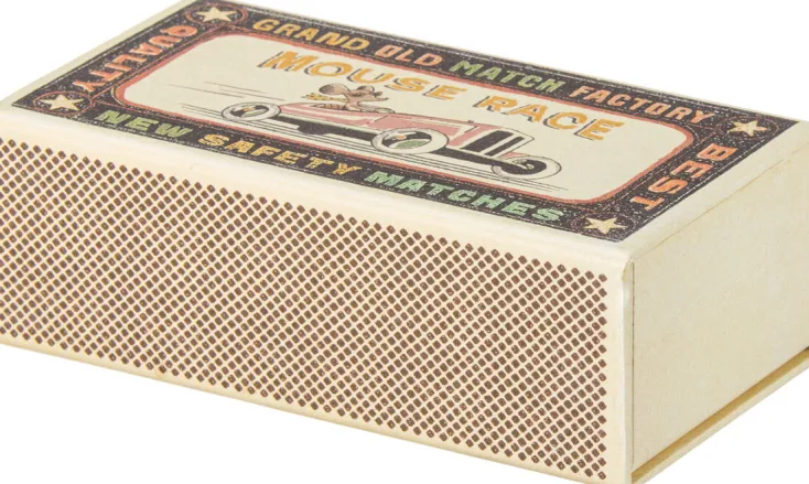 Kinder Maileg Kuscheltiere & Puppen<»Große Schwester Maus« in Streichholzschachtel