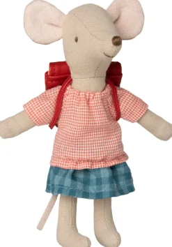 Kinder Maileg Kuscheltiere & Puppen<»Große Schwester mit Tasche« Maus