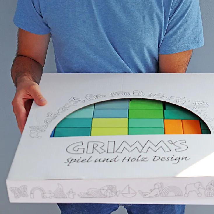 Kinder GRIMM’S Weihnachtsgeschenke|Holzspielzeug<Große Stufenpyramide aus Holz
