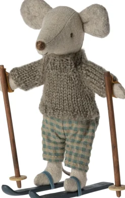 Kinder Maileg Weihnachtsgeschenke|Kuscheltiere & Puppen<Großer Bruder Wintermaus mit Ski