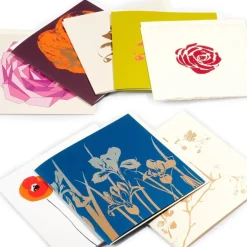 Bethge Concept Papier & Karten<Grußkarten-Set »Blumige Grüße«, 8-teilig