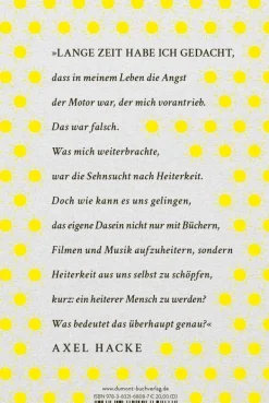 ZEIT Buchhandlung Sachbücher<Hacke, Axel: Über die Heiterkeit