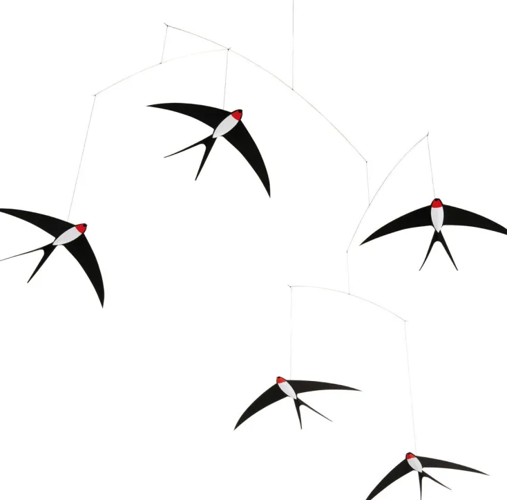 Flensted Hanging Art Wandbilder & Wanddekoration<Hanging Art »Fliegende Schwalben«